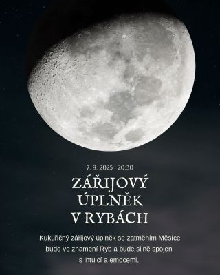 V neděli 7.září nás čeká jeden ze super úplňků a ještě k tomu se zatměním. Vše proběhne pod dozorem znamení Ryb, a to...